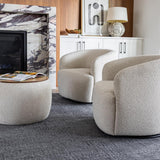 Aspen Swivel Chair - Buff