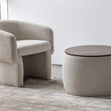 Fleur Chair - Buff