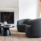 Fete Side Table - Smoked Black
