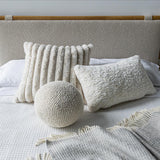 Crush Cushion - Square - Cream