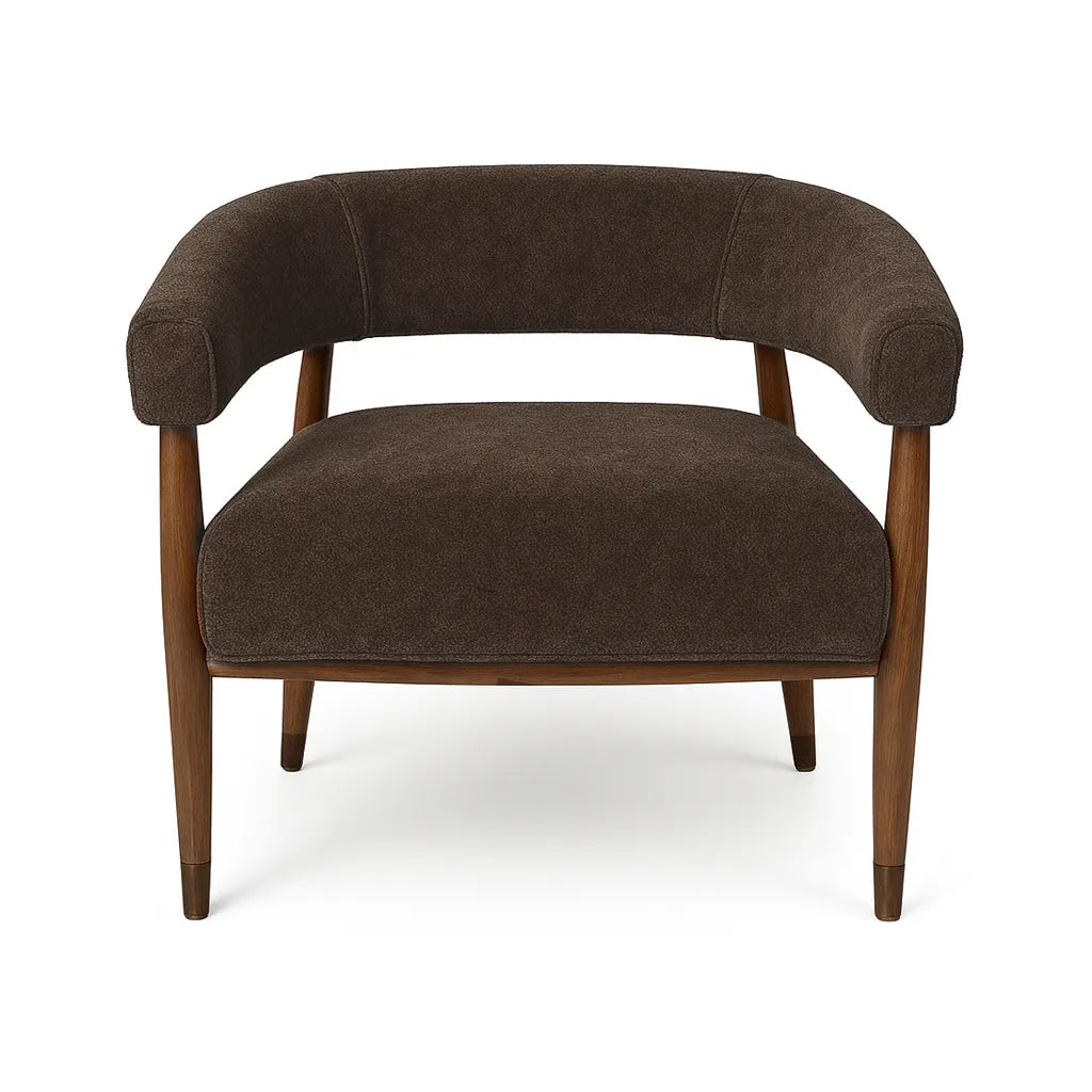 Everest Chair - Dark Base - Velvet Coffee
