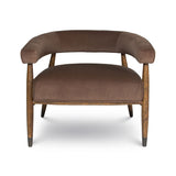 Everest Chair - Dark Base - Velvet Coffee