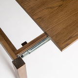 Fawn Extension Dining Table - Smoked Chestnut