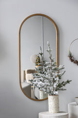 Fawn Oval Mirror - Large