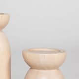 Fawn Pillar Candle Holder (Set of 3)