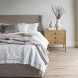 Faye King Storage Bed Short - Perfect Taupe
