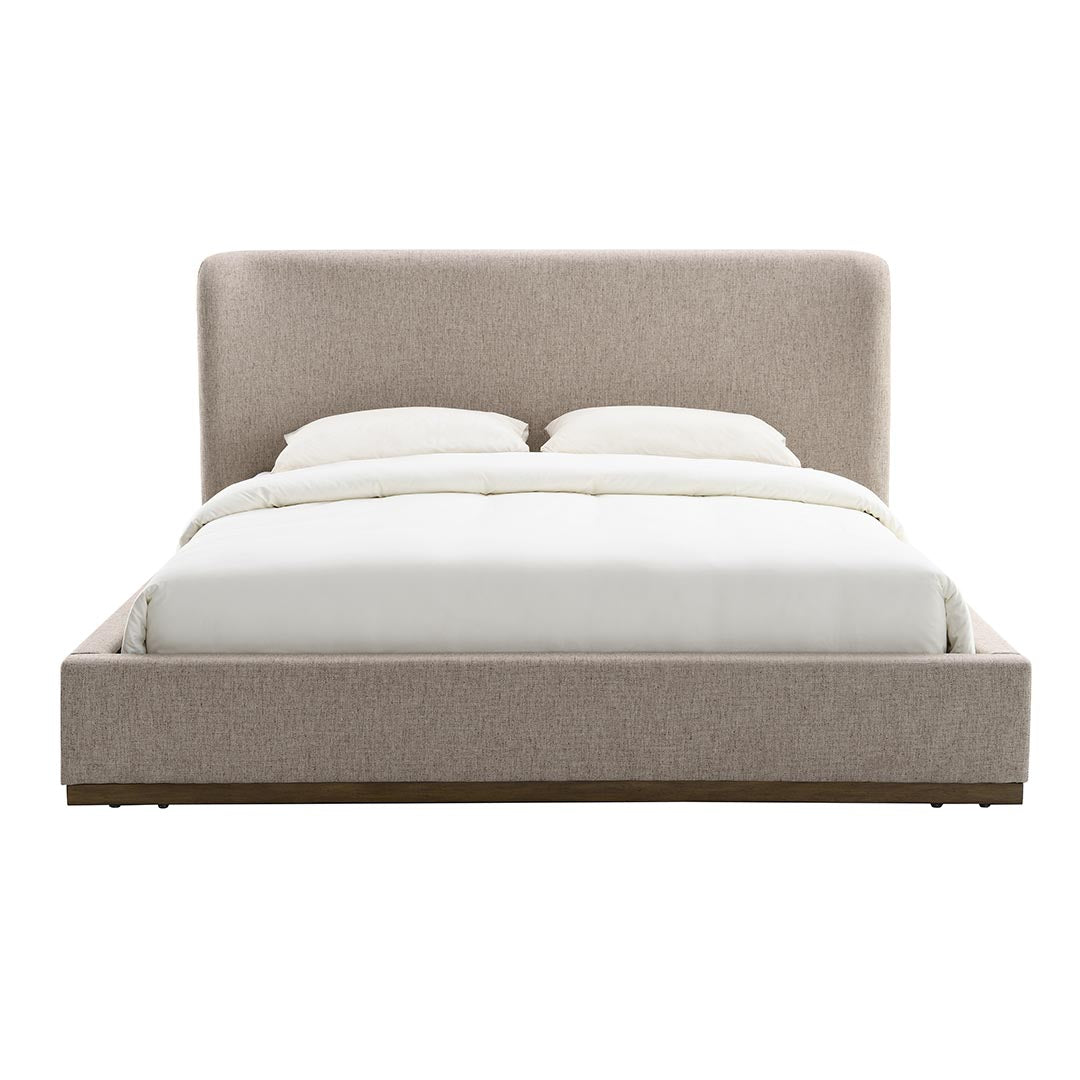 Faye King Storage Bed Short - Perfect Taupe