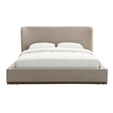 Faye King Storage Bed Short - Perfect Taupe