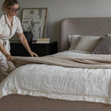 Faye Queen Storage Bed Short - Perfect Taupe