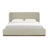 Faye King Storage Bed - Velvet Sandstorm