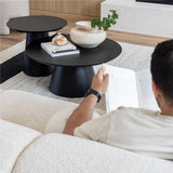 Fete Side Table - Smoked Black