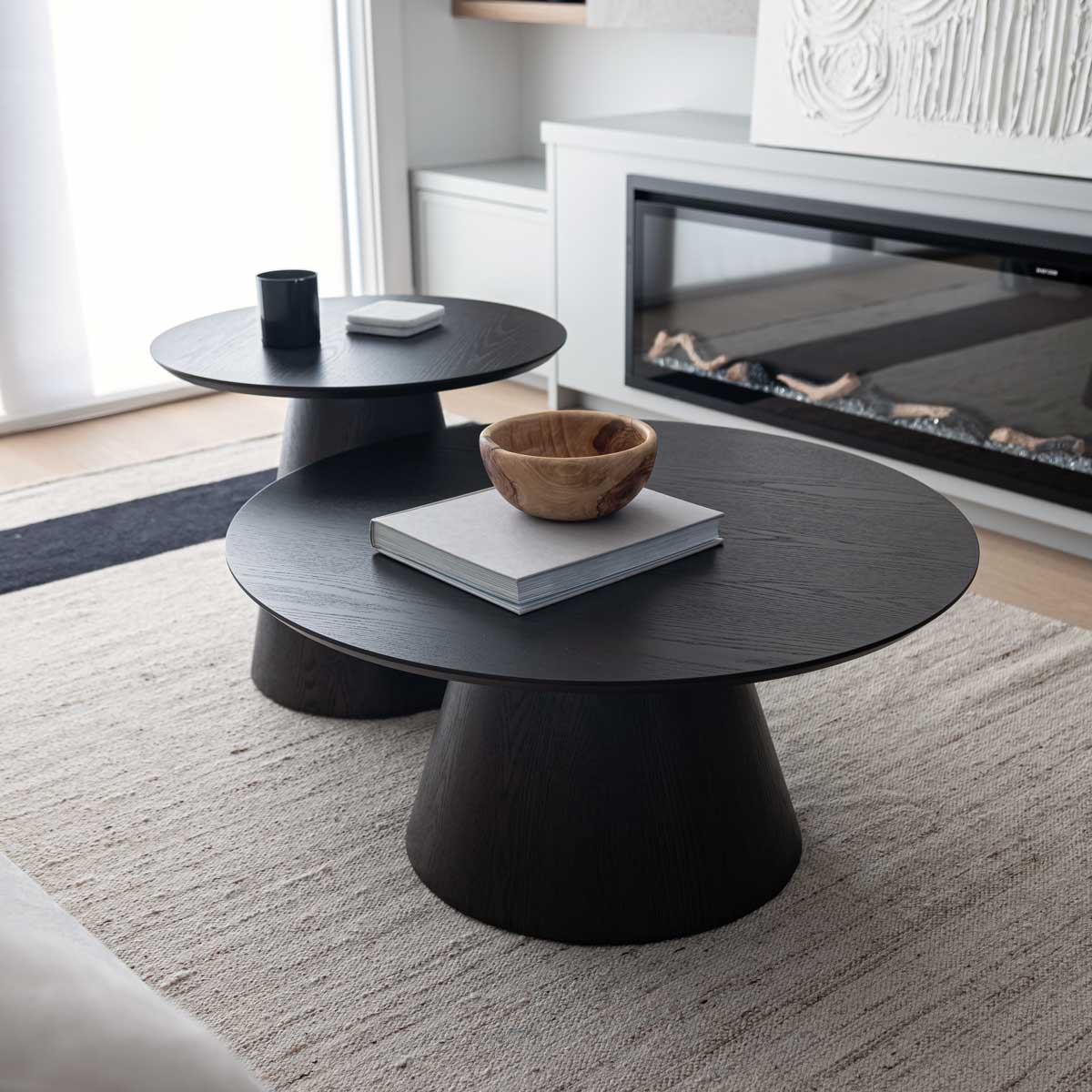 Fete Table Set - Smoked Black