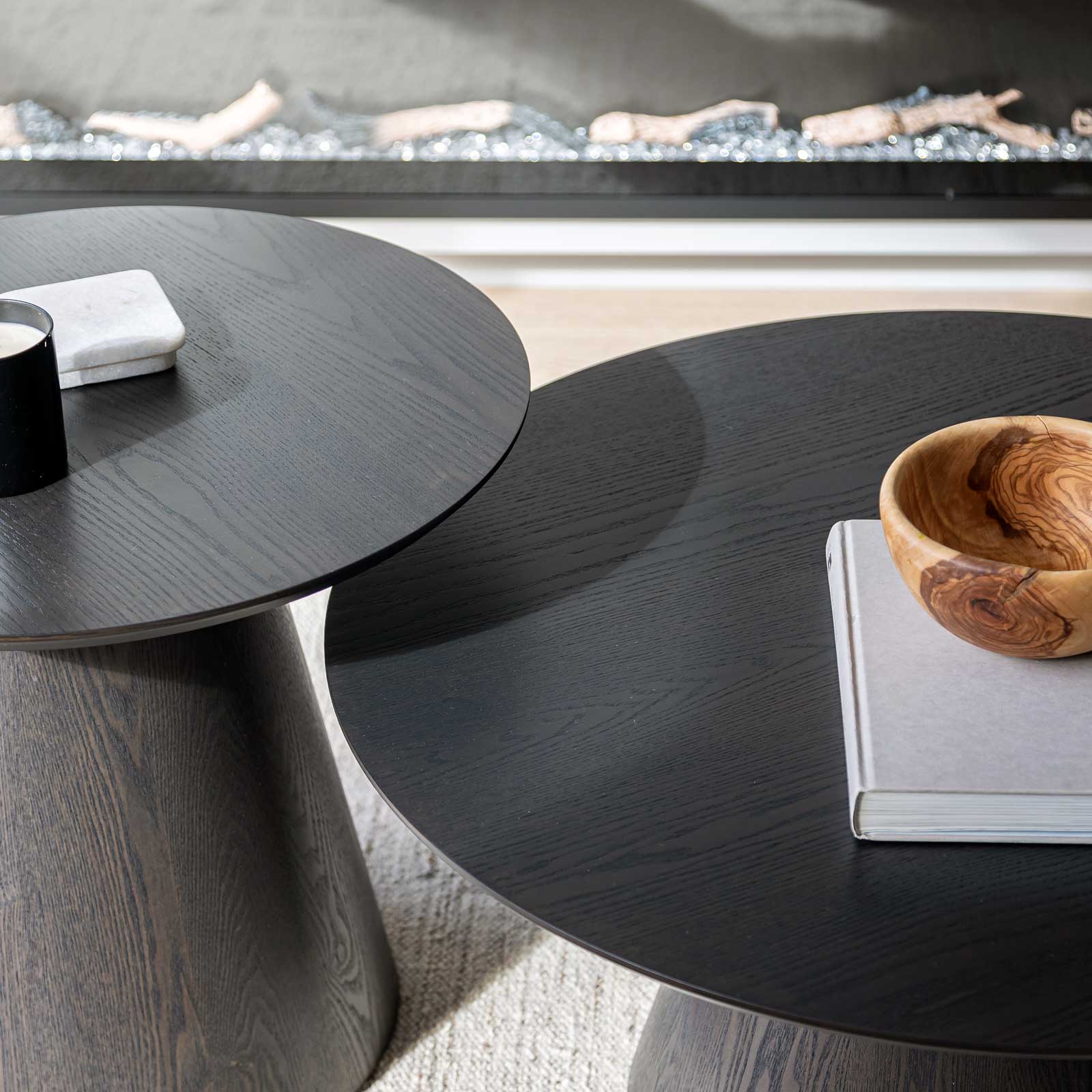 Fete Table Set - Smoked Black