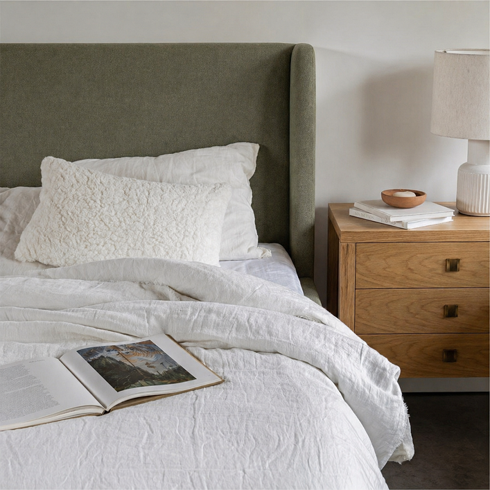 Fizz King Bed - Velvet Fern