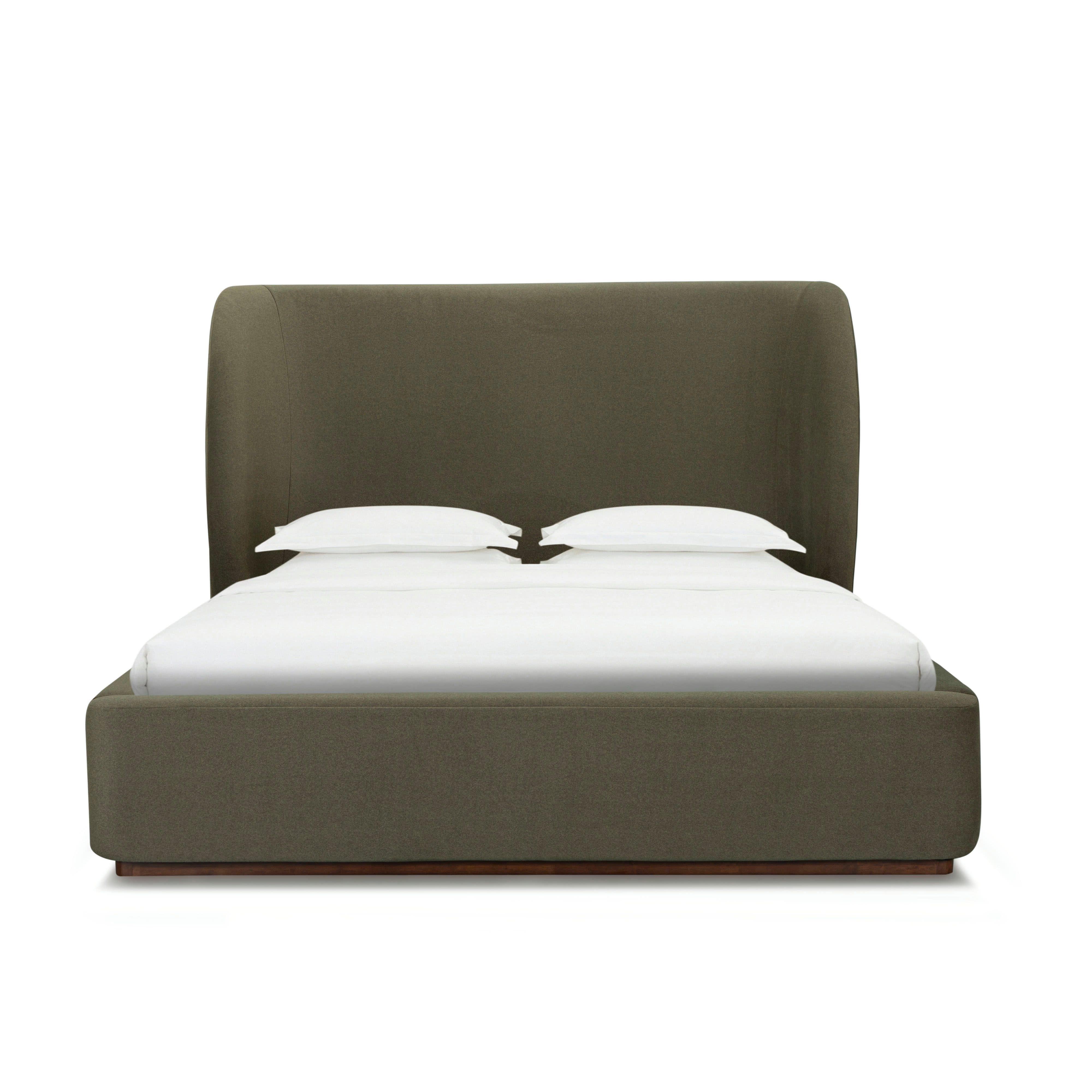 Fizz Queen Bed - Velvet Fern