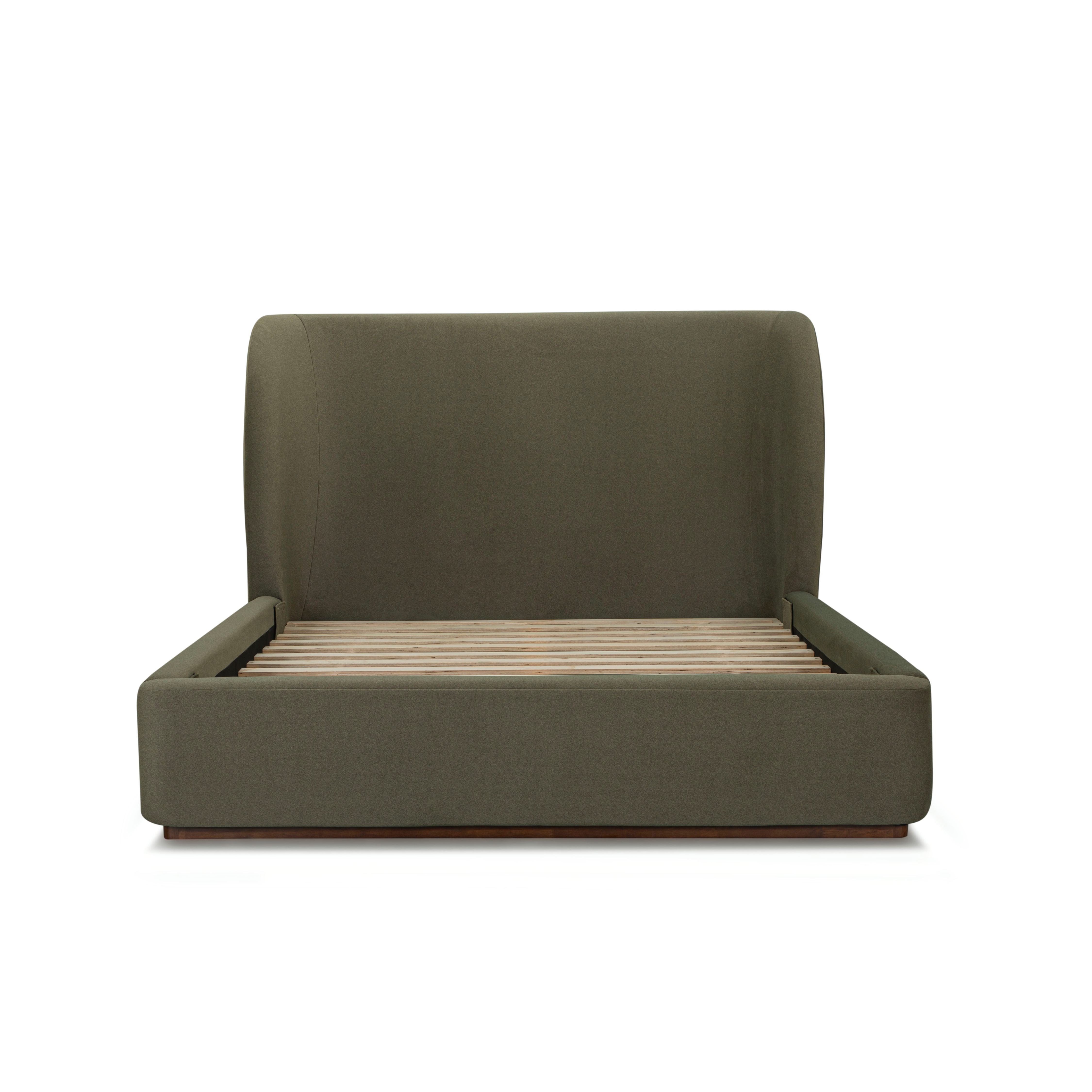 Fizz Queen Bed - Velvet Fern