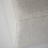 Forest Coffee Ottoman - Cream and Dark Brown
