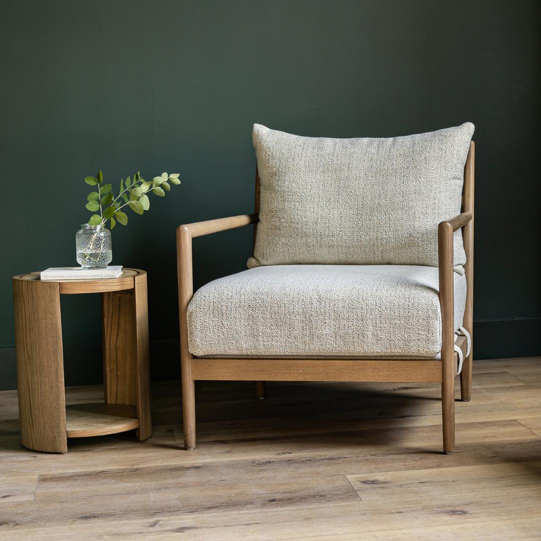 Forma End Table - Rustic Oak