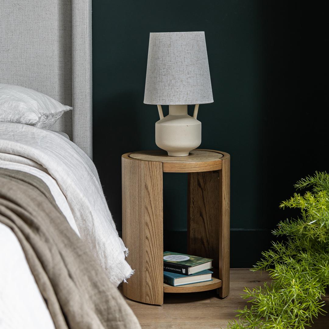 Forma End Table - Rustic Oak
