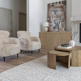 Forma Nesting Coffee Tables (Set of 2) - Rustic Oak