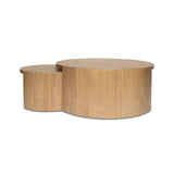 Forma Nesting Coffee Tables (Set of 2) - Rustic Oak