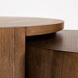 Forma Nesting Coffee Tables (Set of 2) - Smoked Chestnut