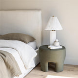 Julia King Storage Bed - Cream