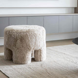 Ginger Ottoman - Downy Cream