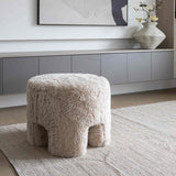 Ginger Ottoman - Downy Cream