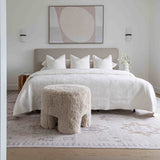 Ginger Ottoman - Downy Cream