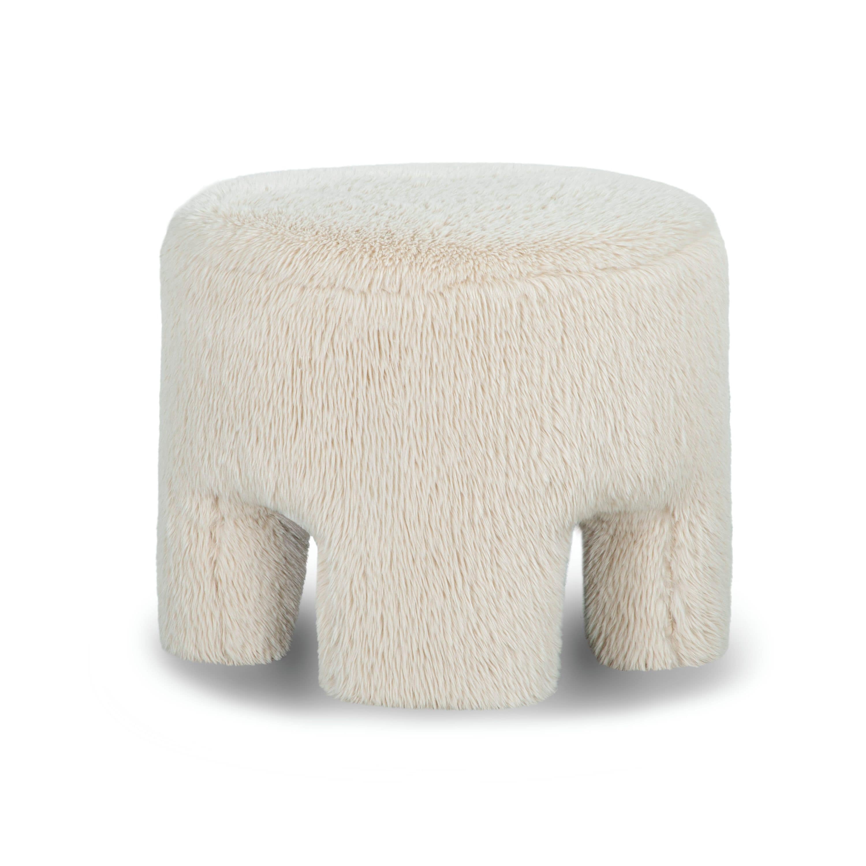 Ginger Ottoman - Downy Cream