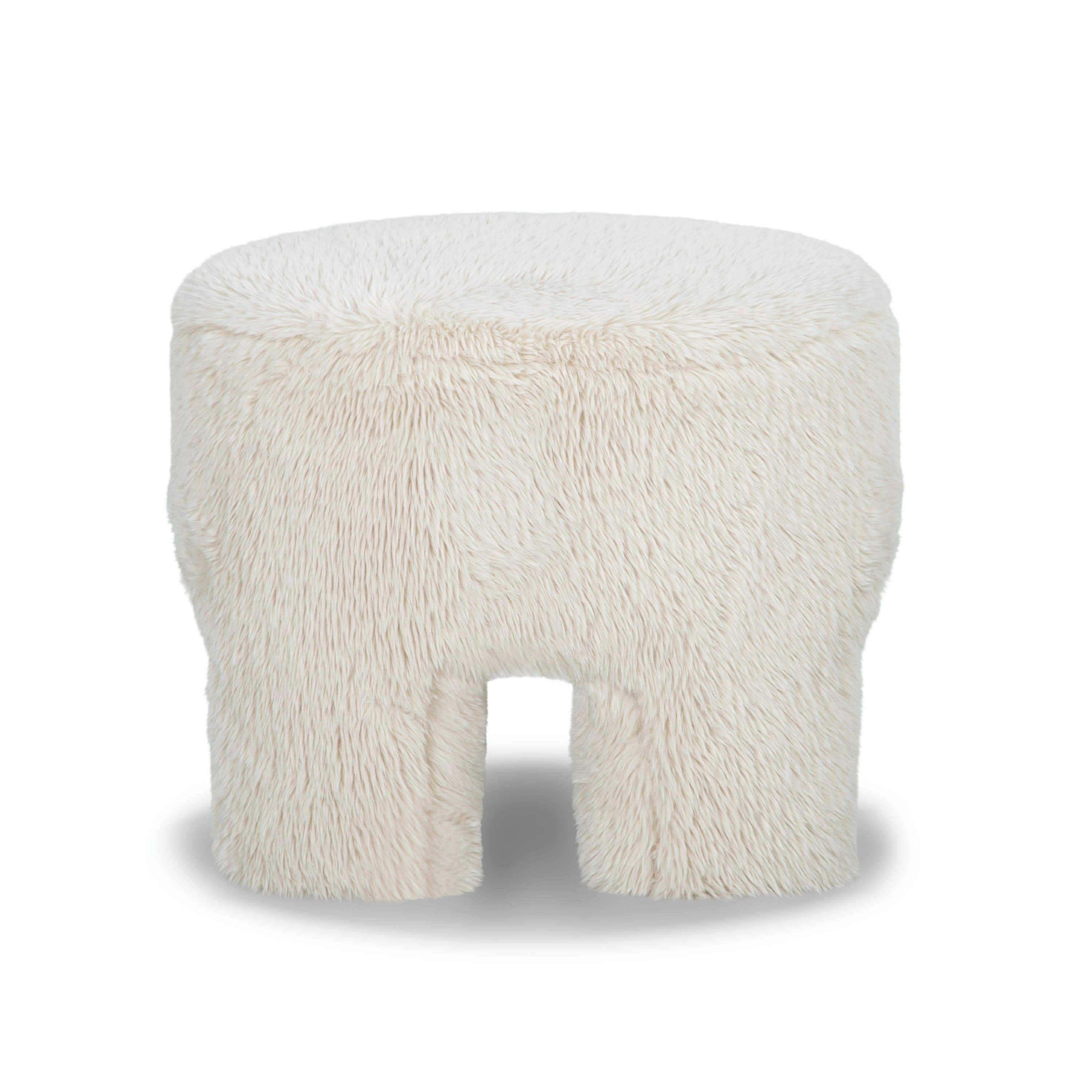Ginger Ottoman - Downy Cream