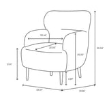 Ginger Accent Chair - Mirage Dune