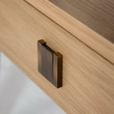 Hara 1 Drawer Accent Table - Natural Oak