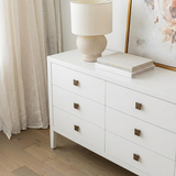 Hara 9 Drawer Dresser - White