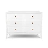 Hara 6 Drawer Dresser Tall - White