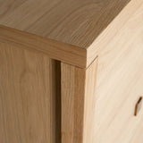 Hara 6 Drawer Dresser Tall - Natural Oak