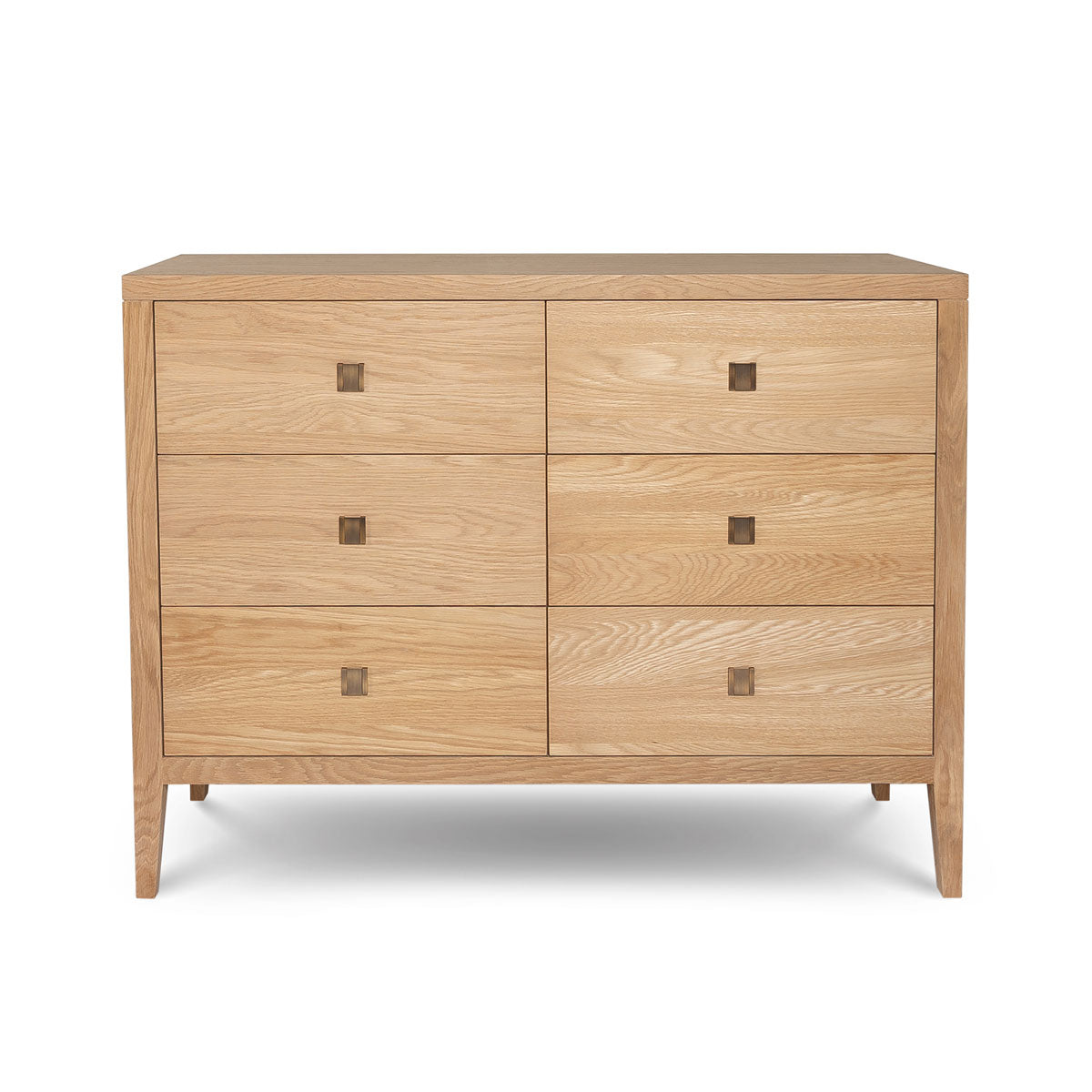 Hara 6 Drawer Dresser Tall - Natural Oak