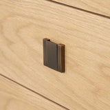 Hara 5 Drawer Tall Dresser - Natural Oak