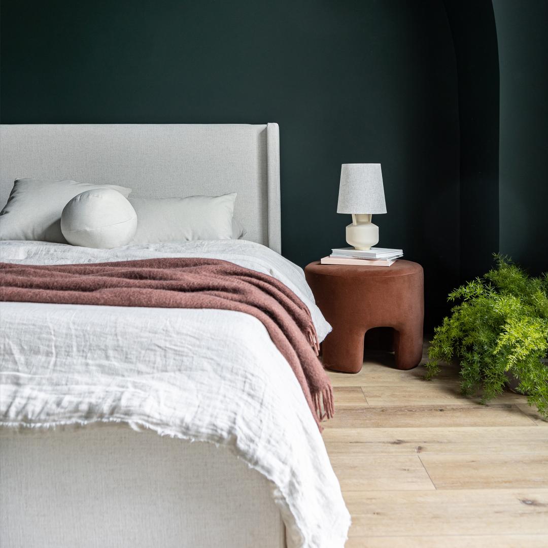 Josie Queen Storage Bed - Cream
