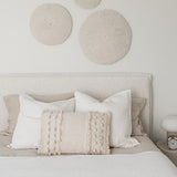 Julia King Storage Bed - Cream