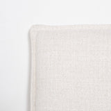 Julia King Storage Bed - Cream