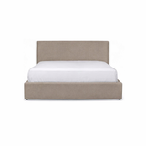 Julia King Storage Bed - Light Fawn