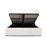June Double Storage Bed - Cream