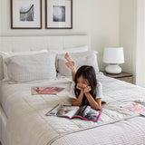 June Double Storage Bed - Cream
