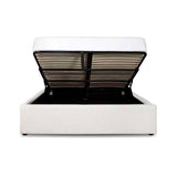 June Queen Storage Bed - Cream