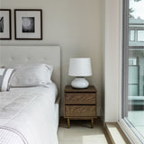 June King Storage Bed - Cream