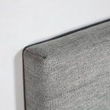 Justin King Bed - Stone