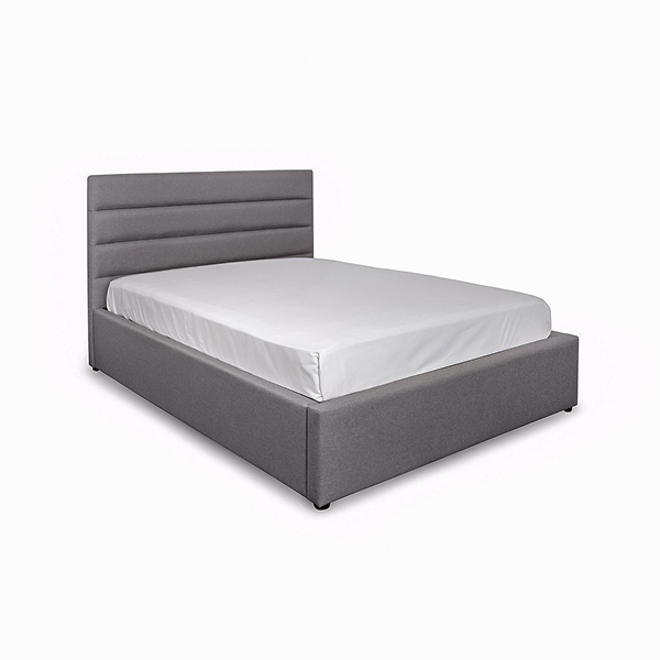 Justin Queen Storage Bed - Dark Greige