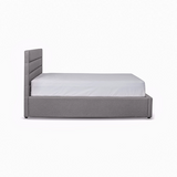 Justin Queen Storage Bed - Dark Greige